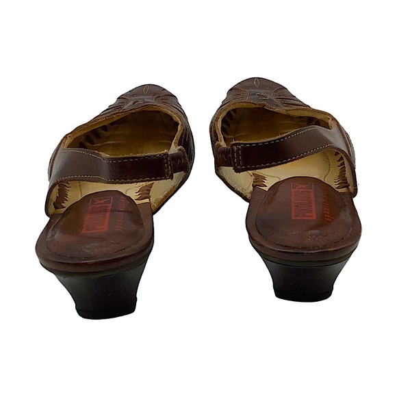 Pikolinos San Remo Leather Cut Out Slingback Shoes | EU 38 - Picture 5 of 8